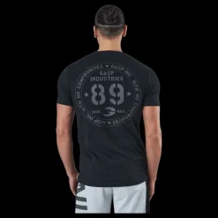 GASP 89 Classic Tap Tee Black Svart Online