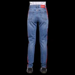 Calvin Klein 020 High Rise Jeans Blue Blå Sale