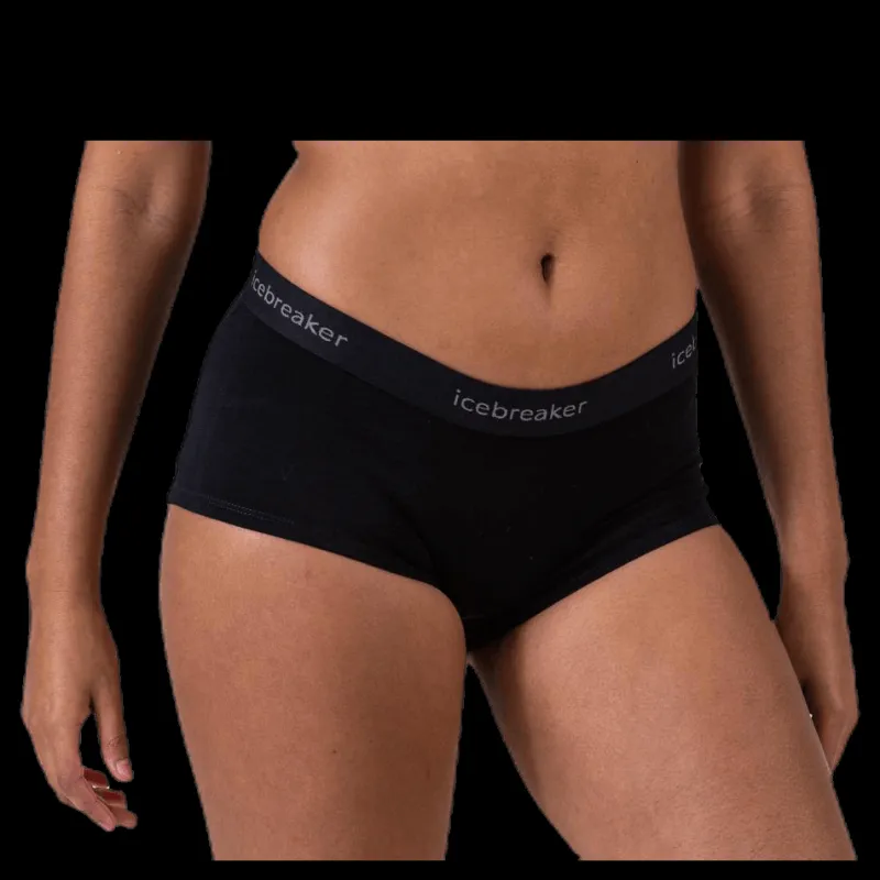 Online Icebreaker 200 Oasis Boy shorts Black Svart