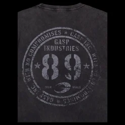 GASP 89 Original Tee Washed Black Svart