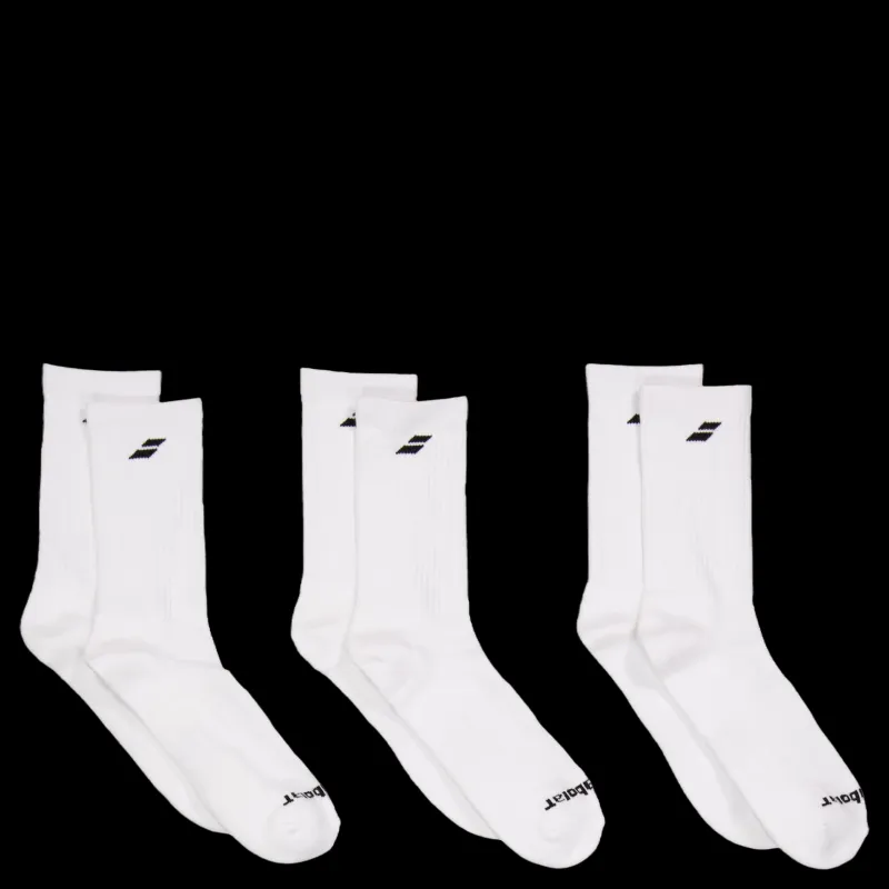 Sale Babolat 3 Pairs Pack White Vit