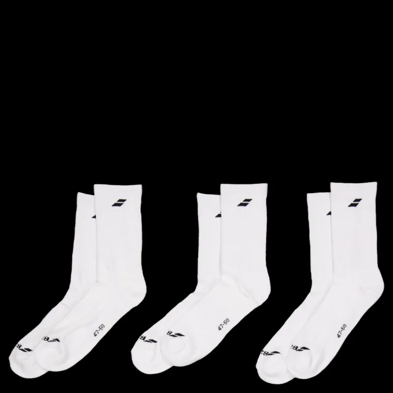 Sale Babolat 3 Pairs Pack White Vit