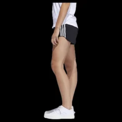 Outlet adidas 3 Stripe Woven Gym Short Black / Black Svart