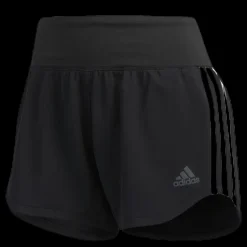 Outlet adidas 3 Stripe Woven Gym Short Black / Black Svart