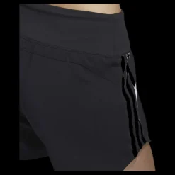 Outlet adidas 3 Stripe Woven Gym Short Black / Black Svart