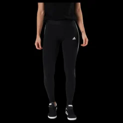 adidas 3 Stripes Leggings Black / White Svart