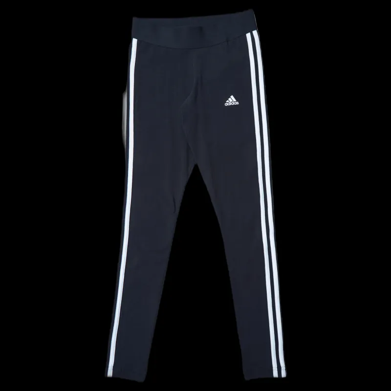 adidas 3 Stripes Leggings Black / White Svart