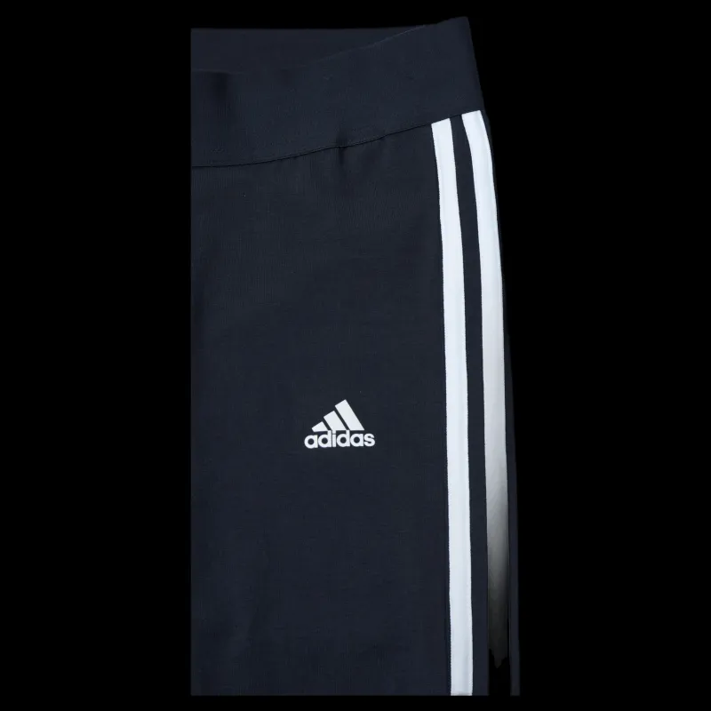 adidas 3 Stripes Leggings Black / White Svart