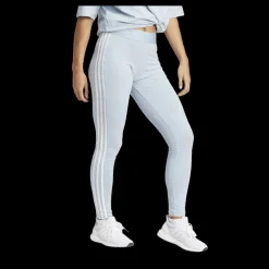 Sale adidas 3 Stripes Leggings Blue Vit
