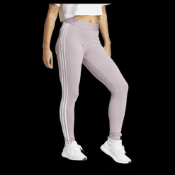 New adidas 3 Stripes Leggings Preloved Fig / White Vit