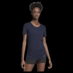 adidas 25/7 Tee Black Blå Outlet