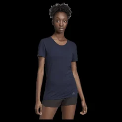 adidas 25/7 Tee Black Blå Outlet