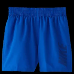 Outlet Nike Swim 4" Volley Short Logo Solid Youth Blue Blå