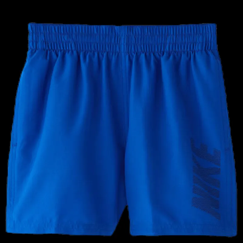 Outlet Nike Swim 4" Volley Short Logo Solid Youth Blue Blå
