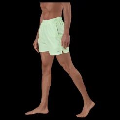 Nike Swim 5" Volley Short Solid Green/Yellow Grön