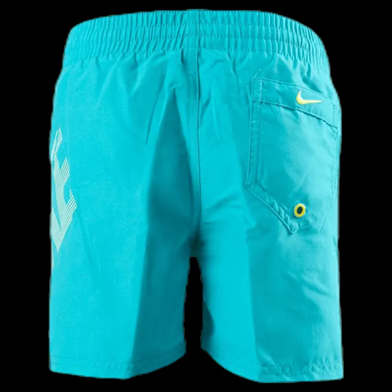 Clearance Nike Swim 4" Volly Tilt Junior Turquoise Turkos