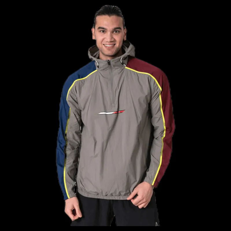 Tommy Hilfiger Sport 1/2 Zip Windbreaker Grey Grå Online