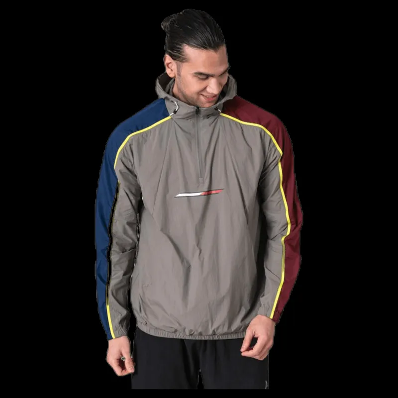 Tommy Hilfiger Sport 1/2 Zip Windbreaker Grey Grå Online