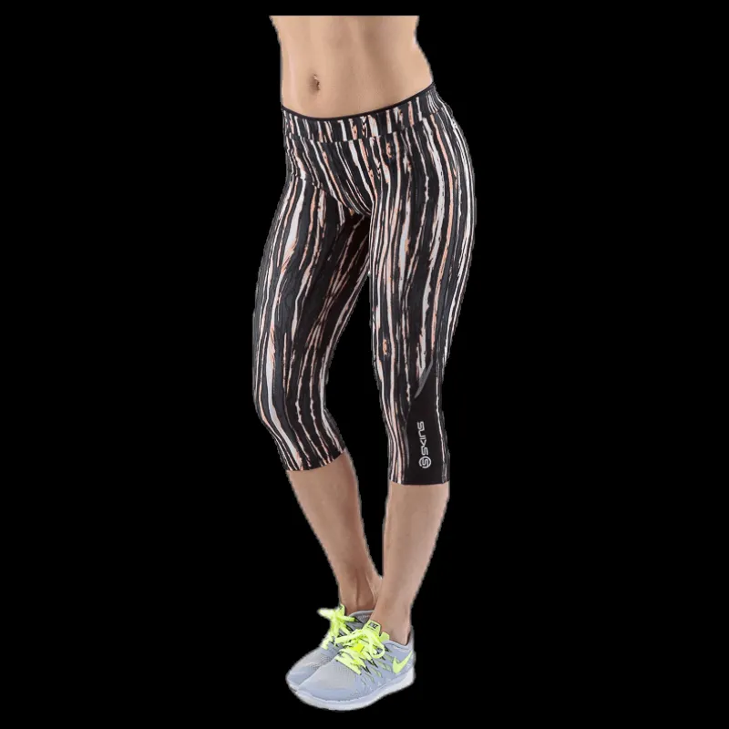 Sale Skins A200 Womens 3/4 Tights Patterned Mönstrad