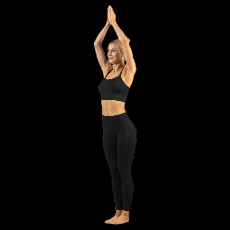 New BLACC Abstrict ll Seamless Legging Black Svart