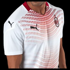Puma AC Milan Away Shirt Replica White/Red Vit New