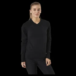 New Nike Ace L/S Sweater Black/Grey Svart