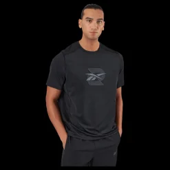 Reebok Activchill Graphic Move T-Shirt Black Svart Online