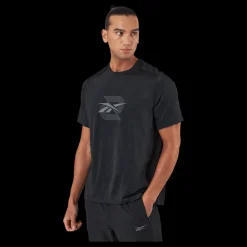 Reebok Activchill Graphic Move T-Shirt Black Svart Online