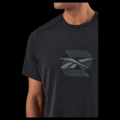 Reebok Activchill Graphic Move T-Shirt Black Svart Online
