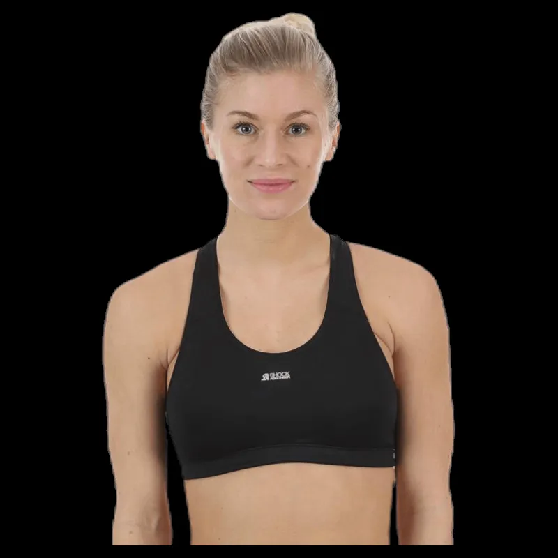 Hot Shock Absorber Active Crop Top Black Svart