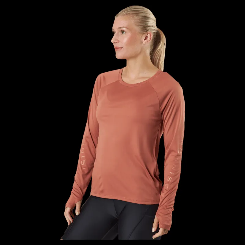 Röhnisch Active Logo Long Sleeve Copper Brown Orange Outlet