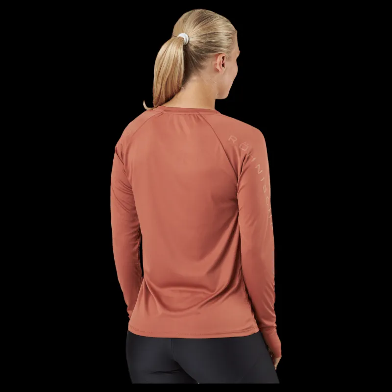Röhnisch Active Logo Long Sleeve Copper Brown Orange Outlet