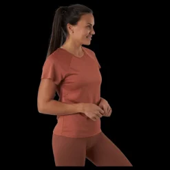 Röhnisch Active Logo Tee Copper Brown Röd Clearance