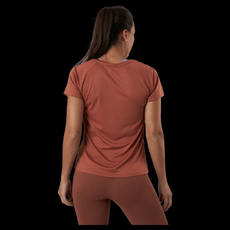 Röhnisch Active Logo Tee Copper Brown Röd Clearance