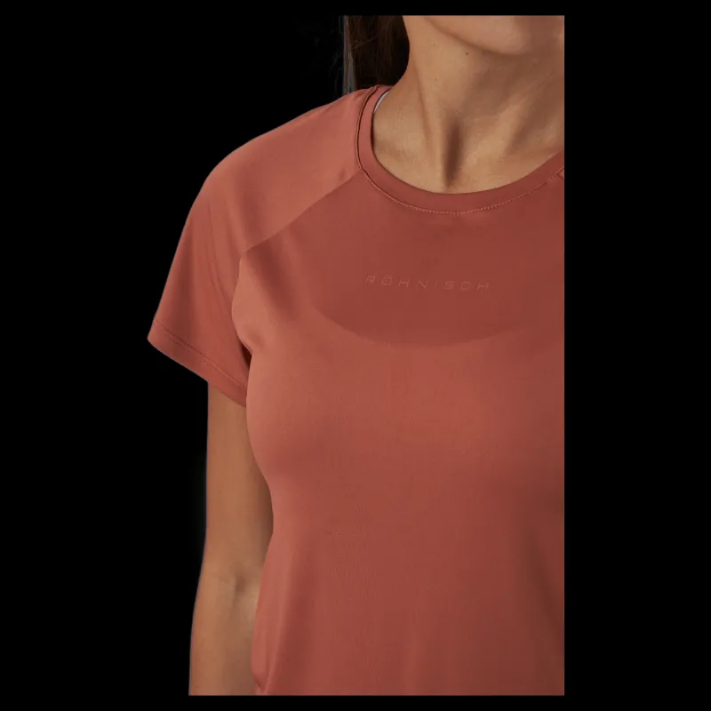 Röhnisch Active Logo Tee Copper Brown Röd Clearance