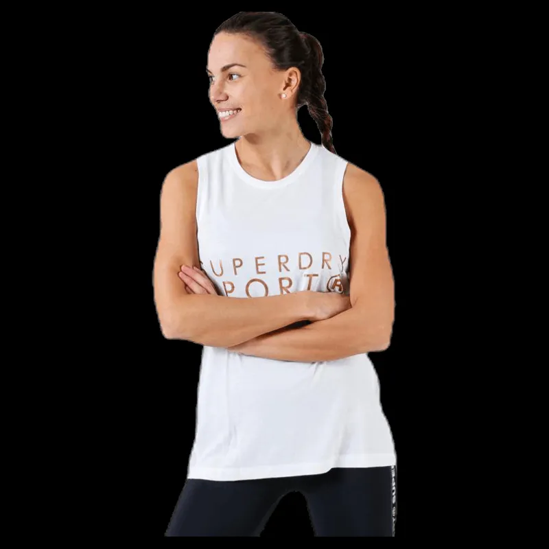 Superdry Active Studio Luxe White Vit Hot