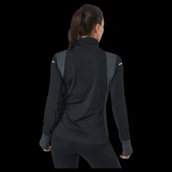 adidas Blocked Longsleeve Tee Women Black / Grey Six Svart Outlet