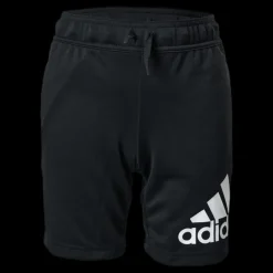 Clearance adidas Boys D2M Big Logo Short Black / White Vit och Svart