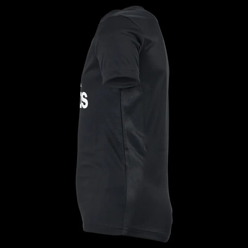 Outlet adidas Boys D2M Big Logo T-Shirt Black / White Svart