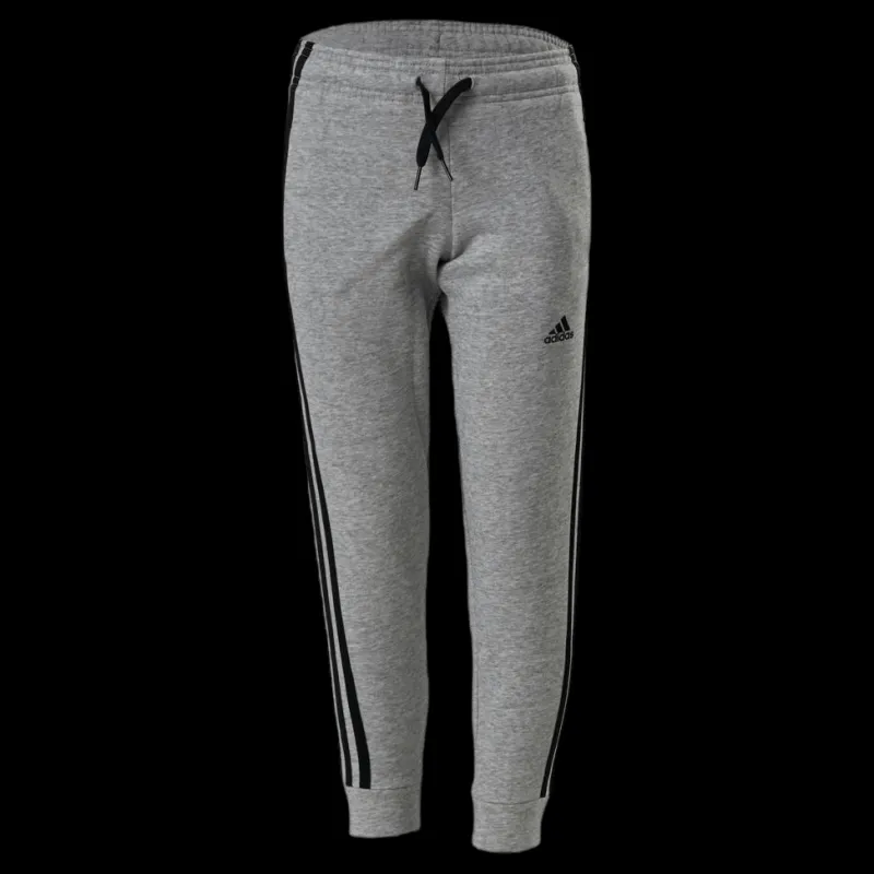 Best adidas Boys Essentials 3 Stripes Pant Medium Grey Heather / Black Grå