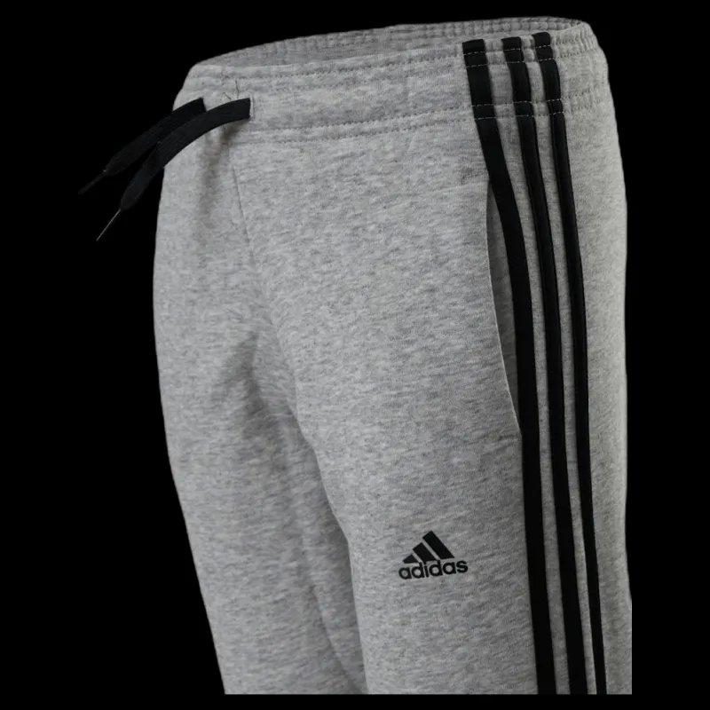 Best adidas Boys Essentials 3 Stripes Pant Medium Grey Heather / Black Grå