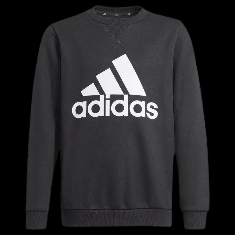 Hot adidas Boys Essentials Big Logo Sweatshirt Black / White Svart
