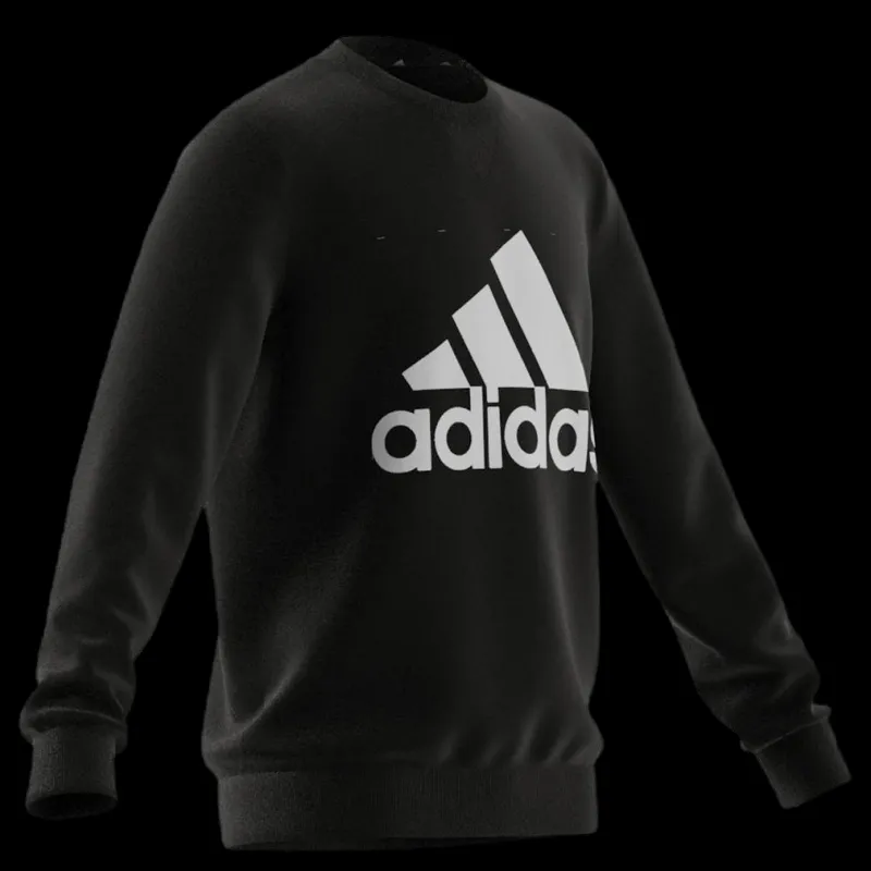 Hot adidas Boys Essentials Big Logo Sweatshirt Black / White Svart