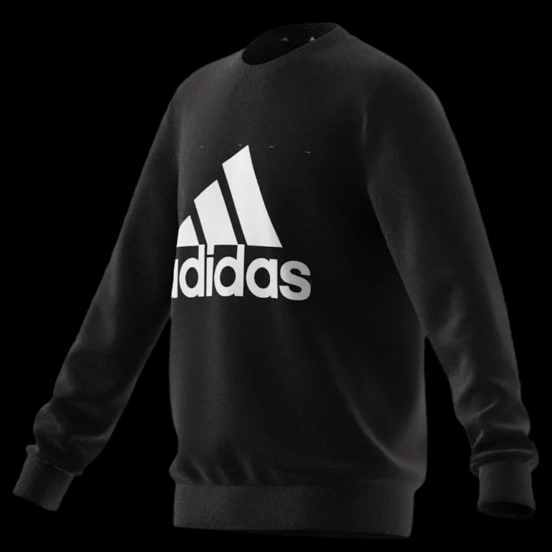 Hot adidas Boys Essentials Big Logo Sweatshirt Black / White Svart