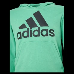 Hot adidas Boys Essentials Big Logo Hoodie Semi Screaming Green / Black Grön
