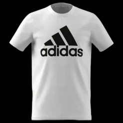 adidas Boys Essentials Big Logo Tee White / Black Vit Clearance