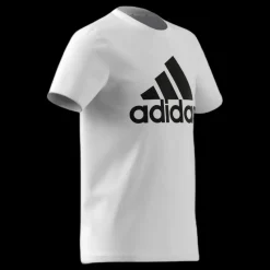 adidas Boys Essentials Big Logo Tee White / Black Vit Clearance