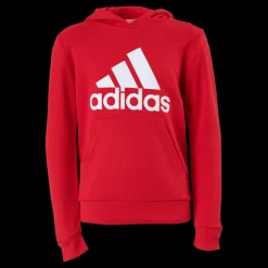 Sale adidas Boys Essentials Big Logo Hoodie Vivid Red / White Rosa
