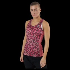 adidas Fast Primeblue Tank Graphic Women Hazy Rose / Multicolor Röd