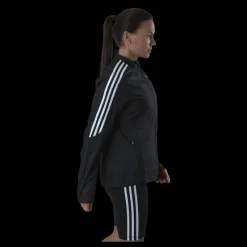 Hot adidas Marathon Jacket 3 Stripe Women Black Svart